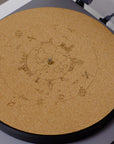 Plattentellerauflage mit Motiv (gelasert)